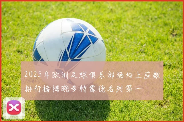 2025年欧洲足球俱乐部场均上座数排行榜揭晓多特蒙德名列第一