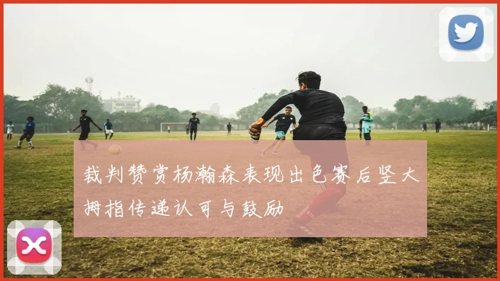 裁判赞赏杨瀚森表现出色赛后竖大拇指传递认可与鼓励
